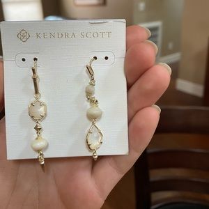 Kendra Scott Gold Ivory Earrings